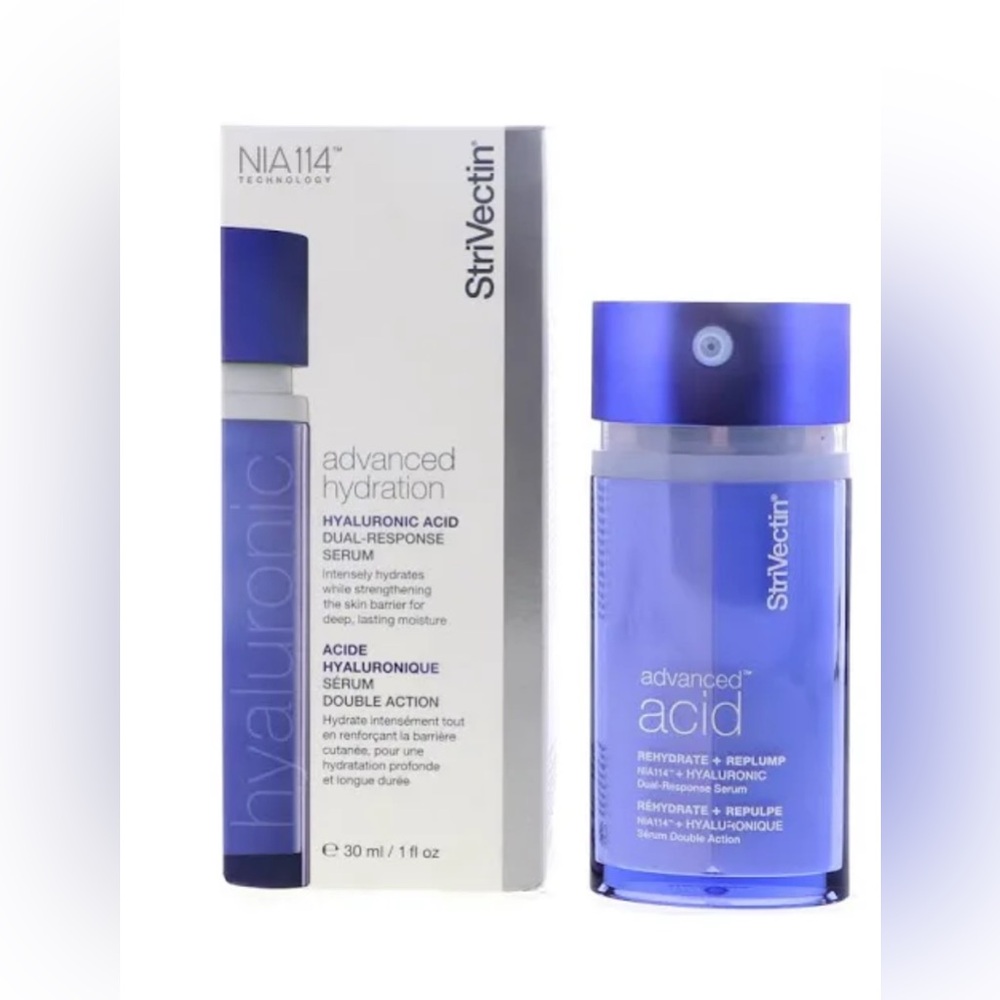 StriVectin Hyaluronic Acid Dual-Response Serum in Purple and White